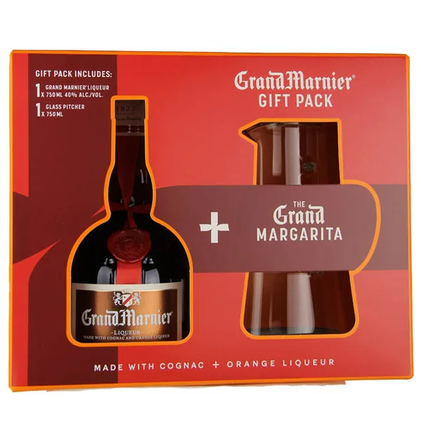Grand Marnier Gift Set with Glass Pitcher / 750 ml