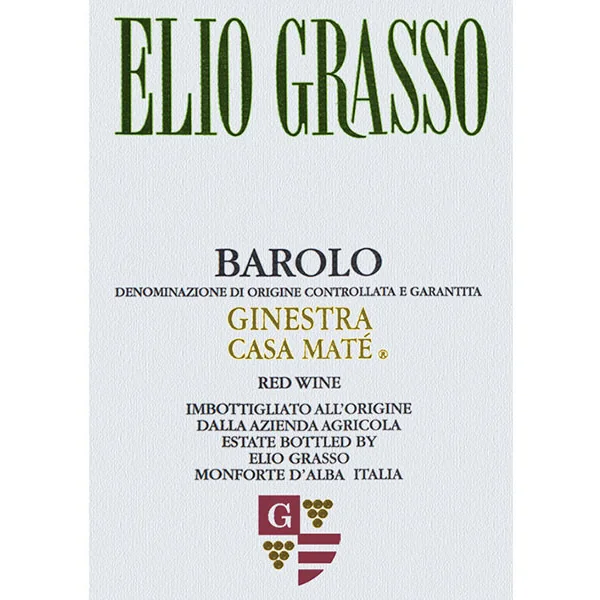 Grasso/Elio Barolo Ginestra Casa Maté 2017