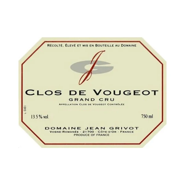 Grivot Clos de Vougeot 2018