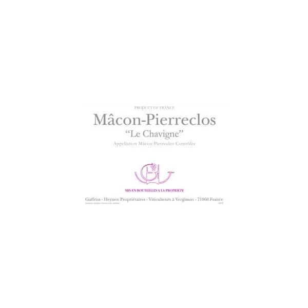 Guffens-Heynen Mâcon-Pierreclos Le Chavigne 2016