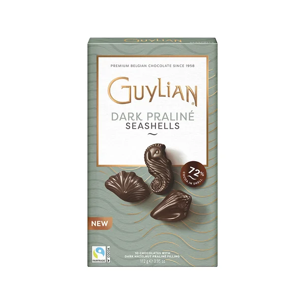 Guylian • Dark Sea Shells 10 Pc Box