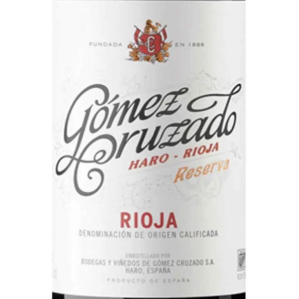 Gómez Cruzado Rioja Reserva 2014