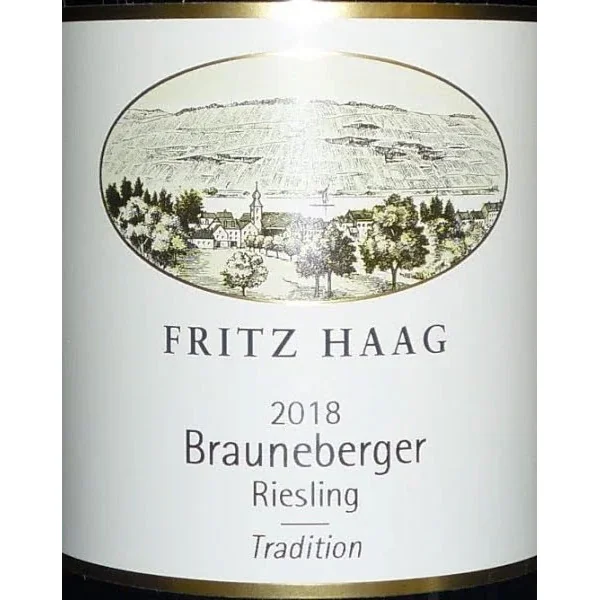Haag/Fritz Brauneberger Riesling Feinherb Tradition 2018