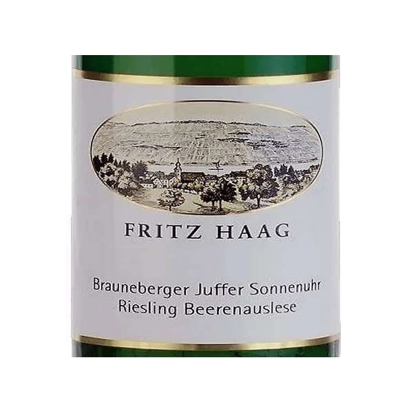 Haag/Fritz Riesling Beerenauslese Brauneberger Juffer-Sonnenuhr 2019 375ml