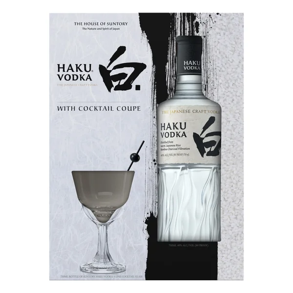 Haku Vodka with Glass