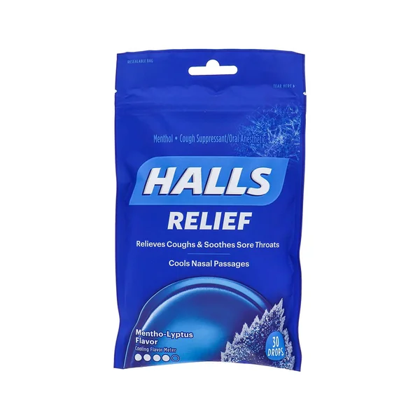 Halls Menthol Lyptus Cough Drops