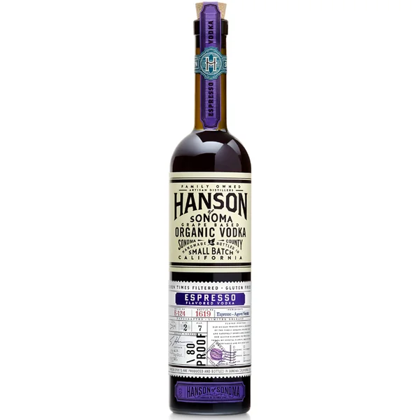 Hanson Of Sonoma Vodka Organic Espresso 750ml