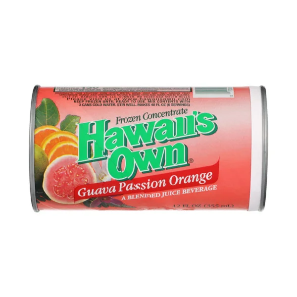 Hawaii’s Guava Passion Orange Frozen Concentrate