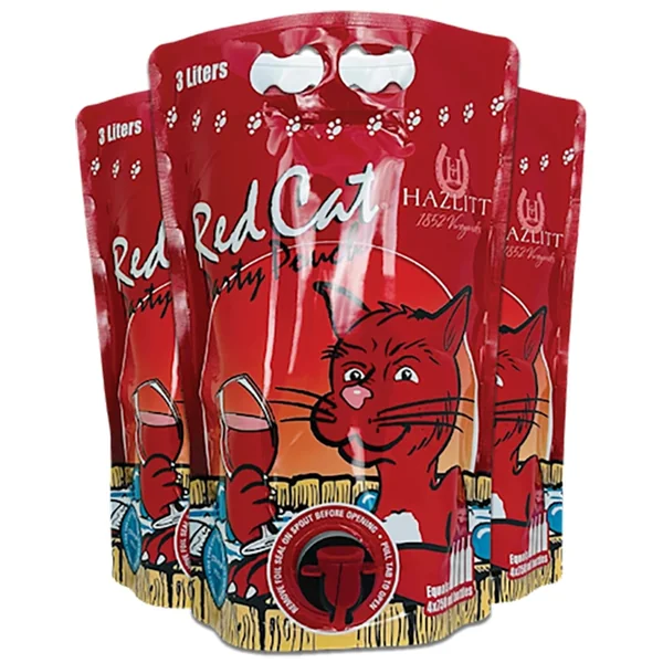 Hazlitt 1852 Vineyards Red Cat Party Pouch Finger Lakes