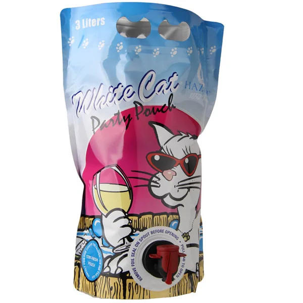 Hazlitt White Cat Pouch / 3L