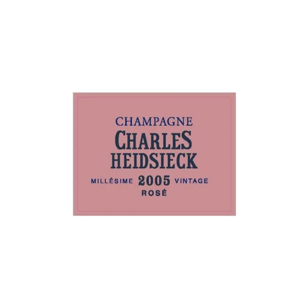 Heidsieck/Charles Brut Rosé Champagne 2005