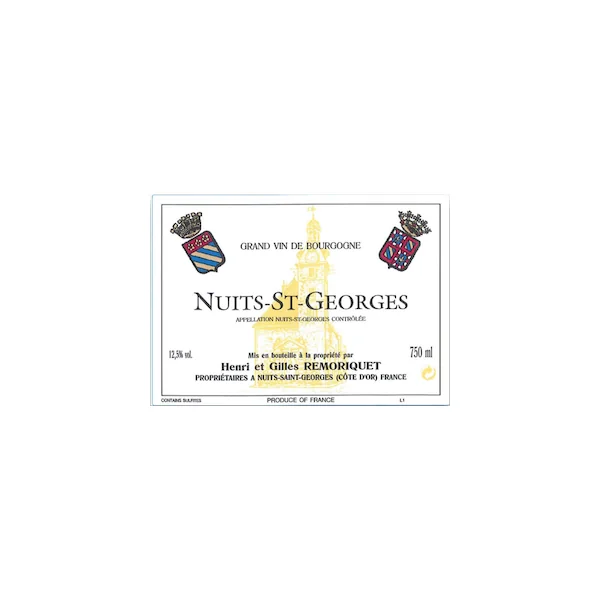Henri & Gilles Remoriquet Nuits St Georges 2020 750ml