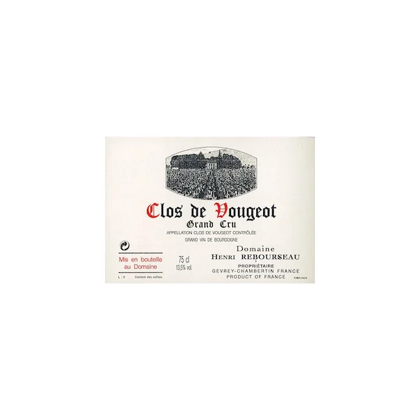 Henri Rebourseau Clos de Vougeot Grand Cru 1999 750ml