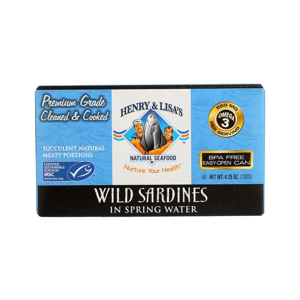 Henry & Lisa Sardines In Spring Water