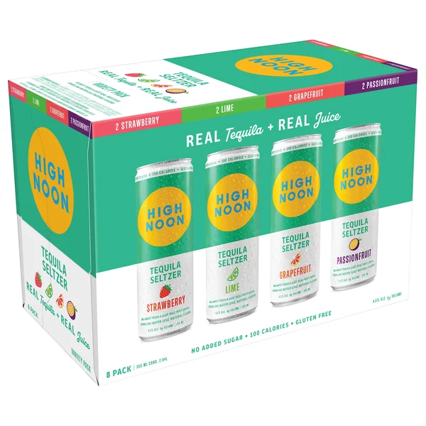 High Noon Tequila Hard Seltzer Variety Pack 8x355 mL Cans