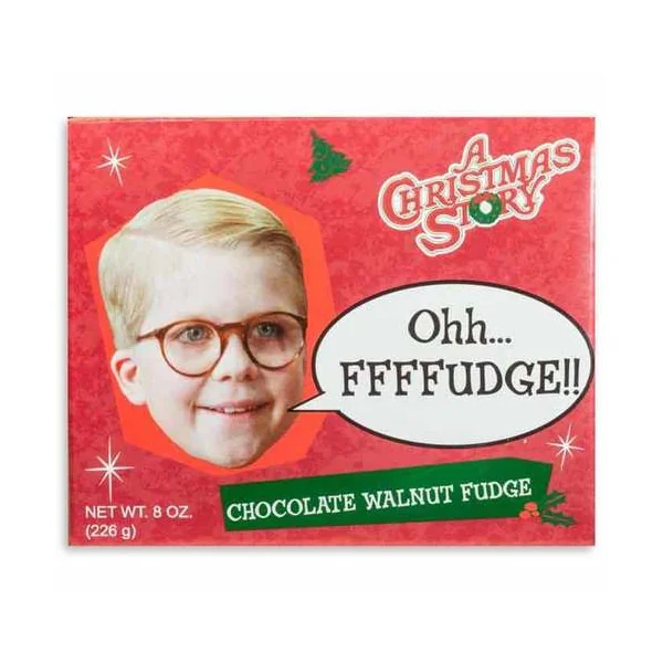 Holiday • Christmas Story Chocolate Walnut Fudge Box