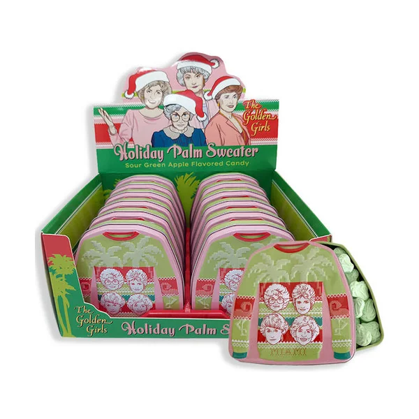 Holiday • Golden Girls Palm Sweater Candy Tin