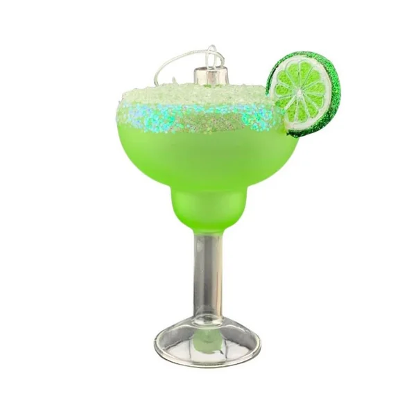 Holiday Hand-blown Glass Ornament • Margarita With Lime
