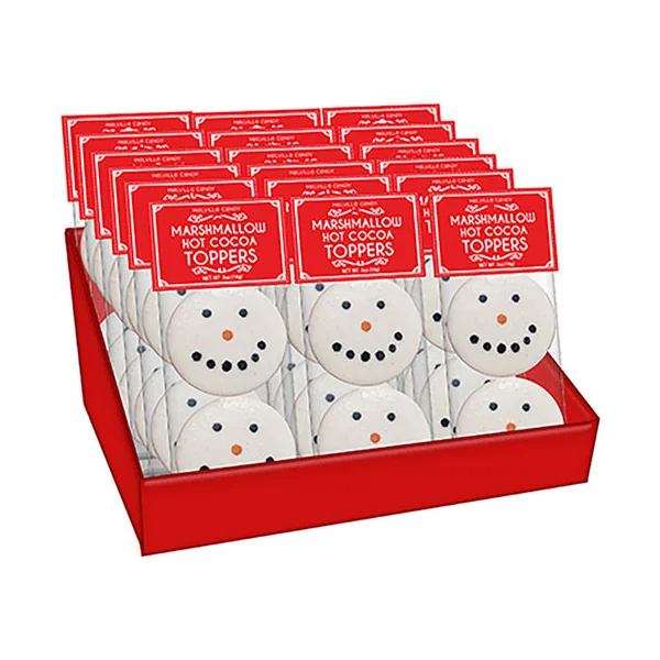 Holiday • Melville Mallow Topper With Snowman Face