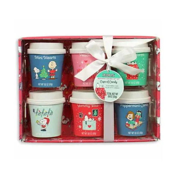 Holiday • Peanuts Mini Cups With Assorted Candies