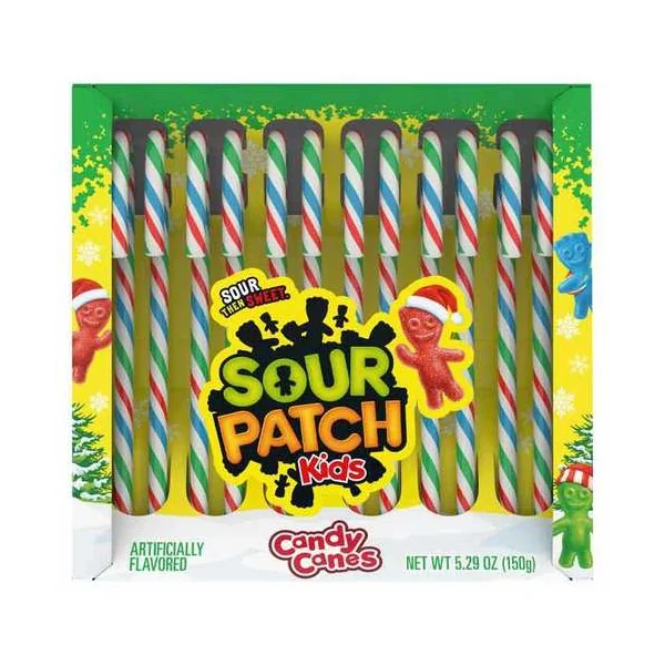 Holiday • Sour Patch Kids Candy Canes