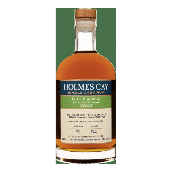 Holmes Cay Rum Single Cask "Guyana - Uitvlugt 2003 - 21 Year" 700ml
