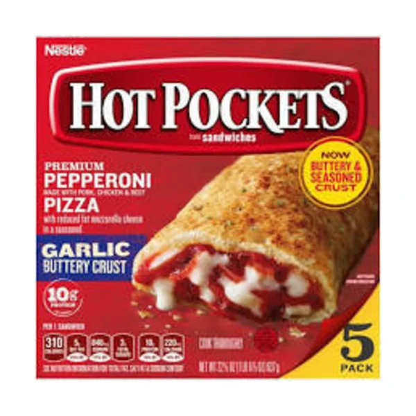 Hot Pocket • Pepperoni Pizza • Garlic Crust