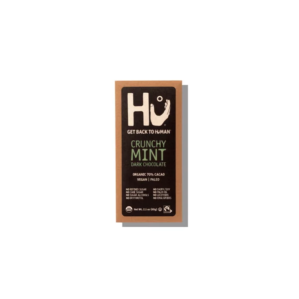 Hu Line Crunchy Mint Dark Chocolate Candy Bar