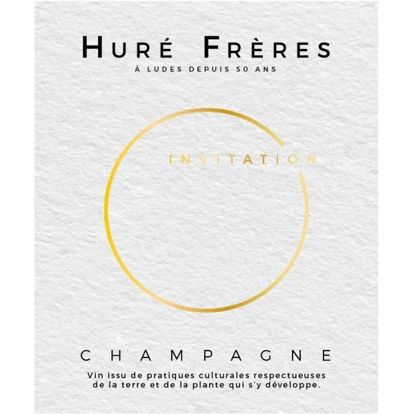 Huré Frères Brut Champagne 'Invitation' (2017) NV