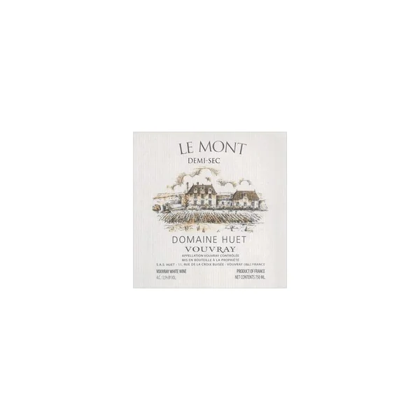 Huët Vouvray Le Mont Demi-Sec 2018