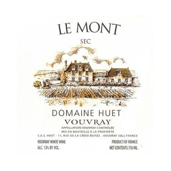 Huët Vouvray Le Mont Sec 2020