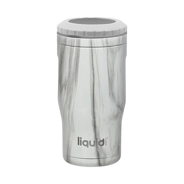 Icy Bev Kooler • White 4 In 1 Insulator / Tumbler