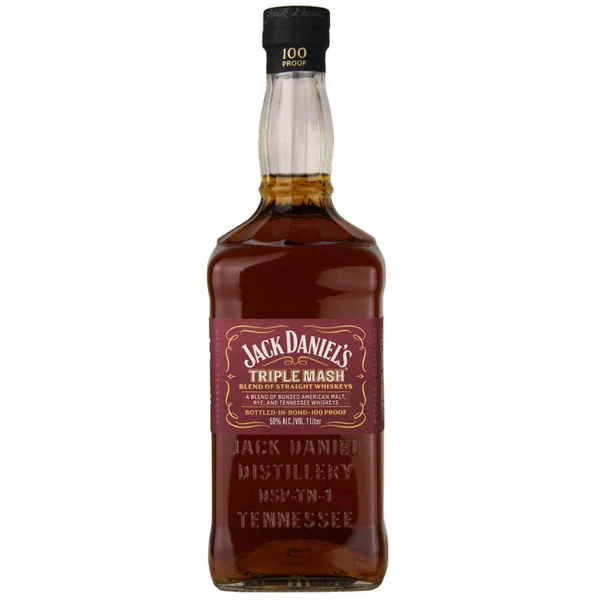 Jack Daniel's Triple Mash 100 Proof Blended Straight Whiskey / Ltr