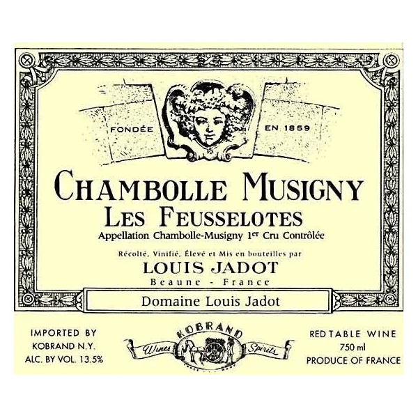 Jadot Chambolle-Musigny 1er cru Les Feusselottes 2019