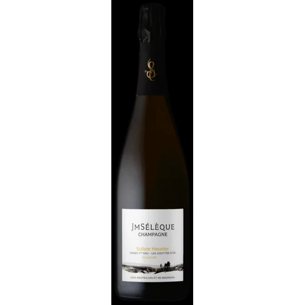 Jean-Marc Seleque Champagne Pierry Premier Cru Les Gouttes d'Or Soliste Meunier 2017 750ml