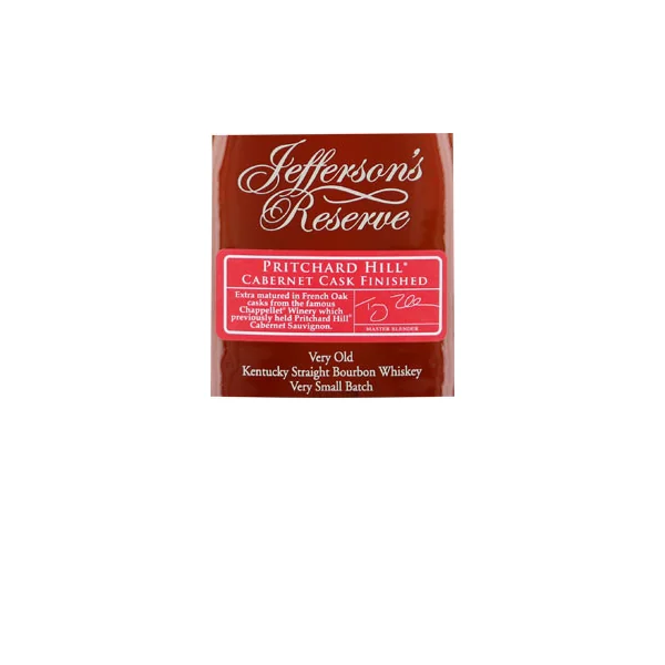 Jefferson's Reserve Cabernet Cask Finished Pritchard Hill KSBW