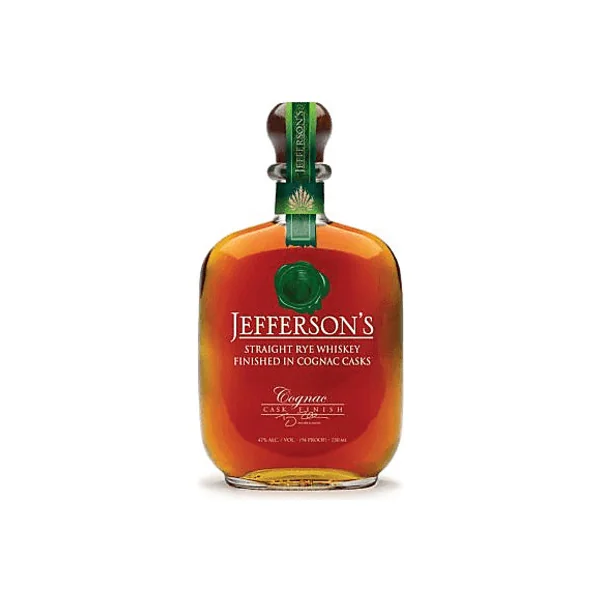 Jefferson’s Straight Rye Whiskey finished in Cognac Casks
