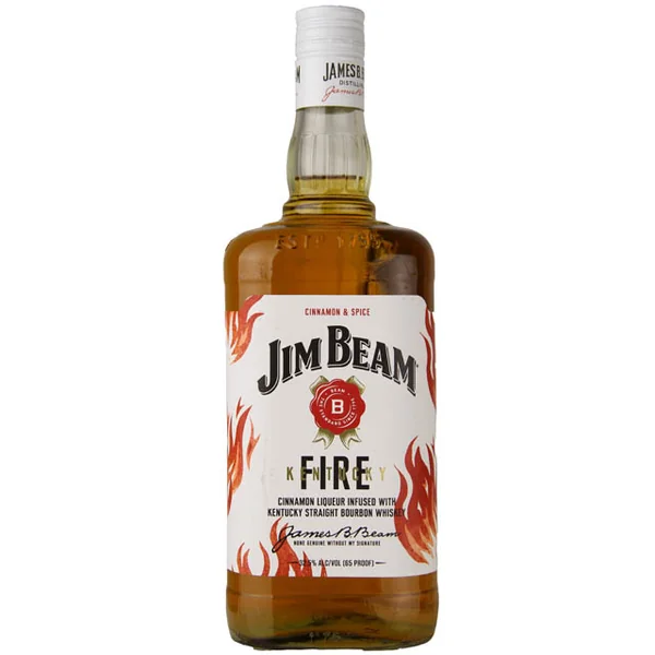 Jim Beam Kentucky Fire Flavored Bourbon Whiskey / 1.75L