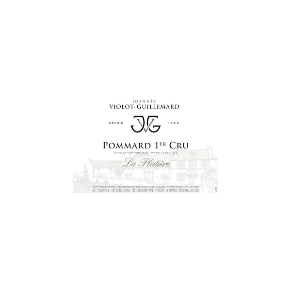 Joannes Violot-Guillemard Pommard Premier Cru la Platiere 2020 750ml
