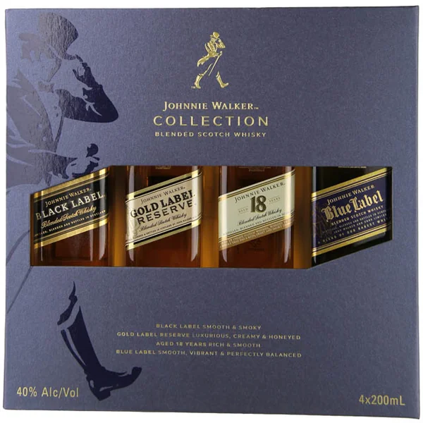 Johnnie Walker 4 Bottle Collection / 200 ml