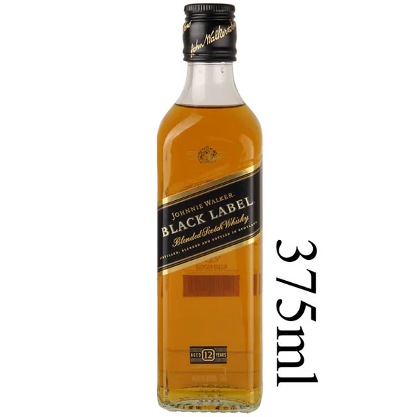 Johnnie Walker Black Label Blended Scotch Whisky - (Half Bottle) / 375ml