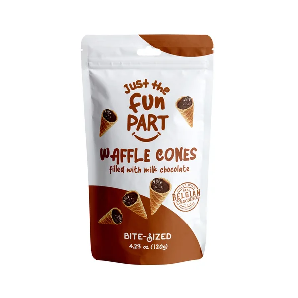 Just The Fun Part Waffle Mini Cone • Milk Chocolate