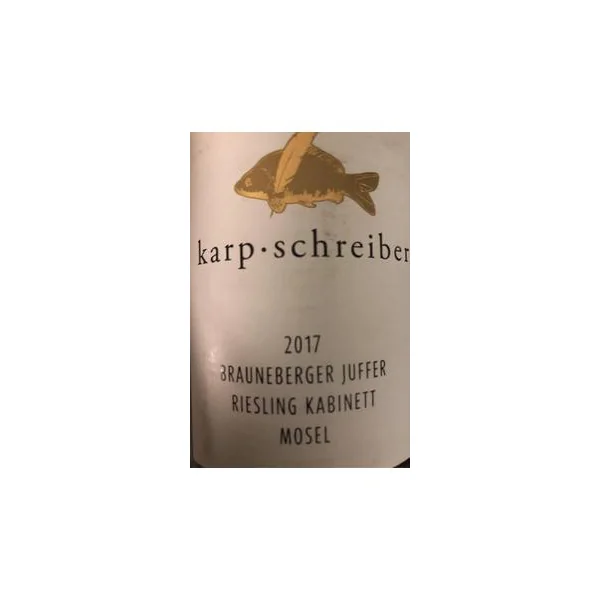 Karp-Schreiber Riesling Kabinett Mosel Brauneberger Juffer 2017