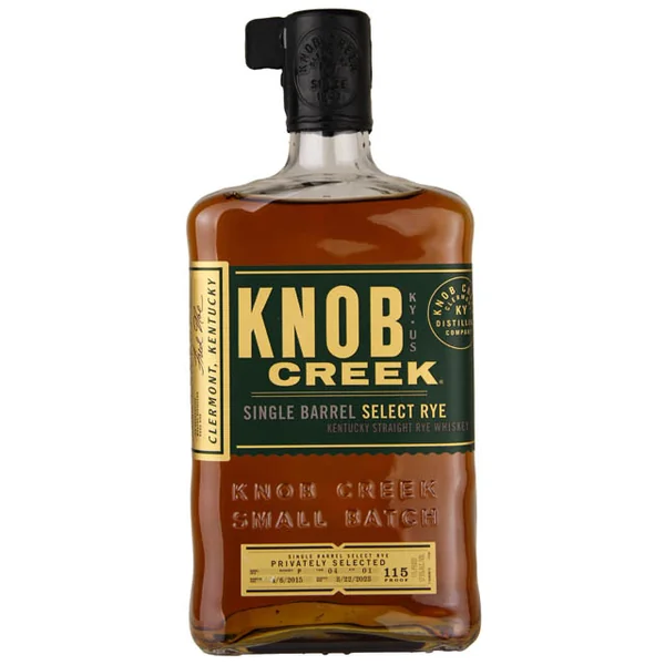 Knob Creek Single Barrel Kentucky Straight Rye Whiskey / 750 ml