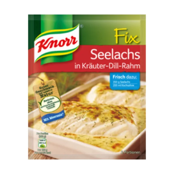 Knorr Fix • Pollock In Herbs and Dill Cream