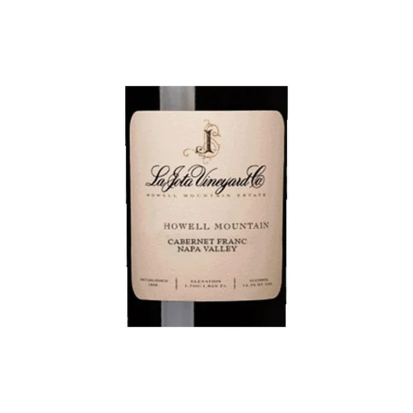 La Jota Cabernet Franc Napa Valley Howell Mountain 2018