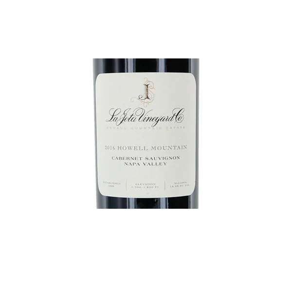 La Jota Cabernet Sauvignon Napa Valley Howell Mountain 2016