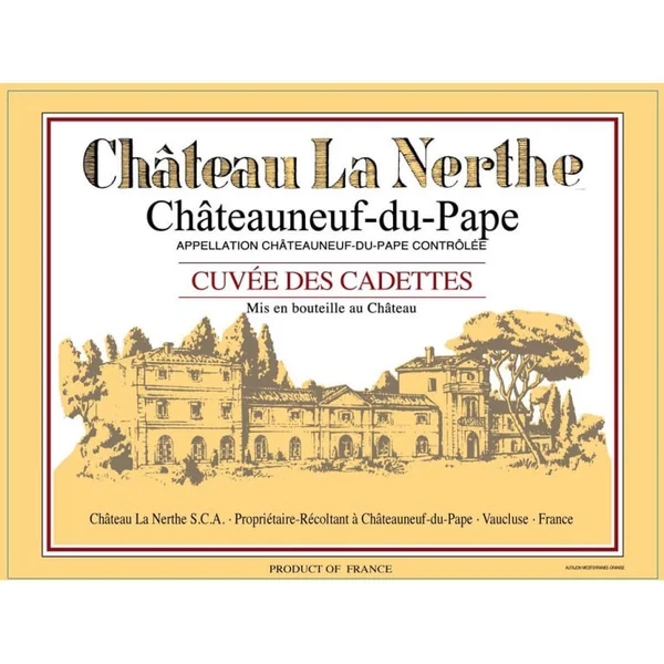 La Nerthe Châteauneuf-du-Pape Cuvée des Cadettes 2016