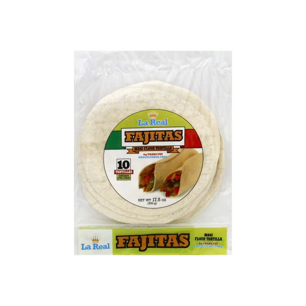La Real Flour Tortilla • 8″ 10ct