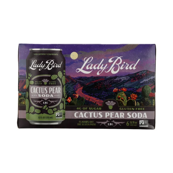 Lady Bird Catus Pear Soda